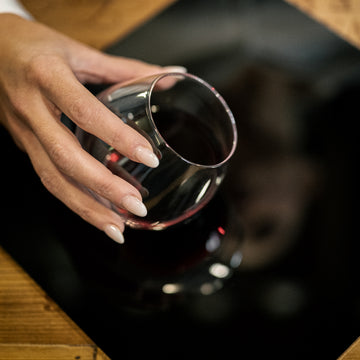 Aequilibrium No. 2 Glasses for Red Wine by Vinasco, Hand-Blown, Crystal,  Stemless, Rotating Glasses